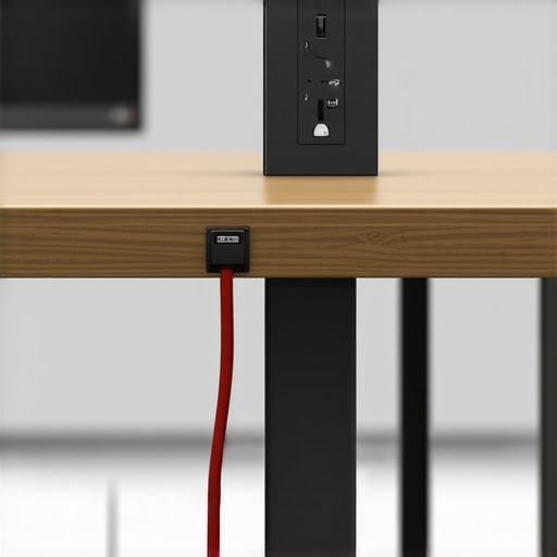 How to Mount a Power Strip to a Standing Desk Leg