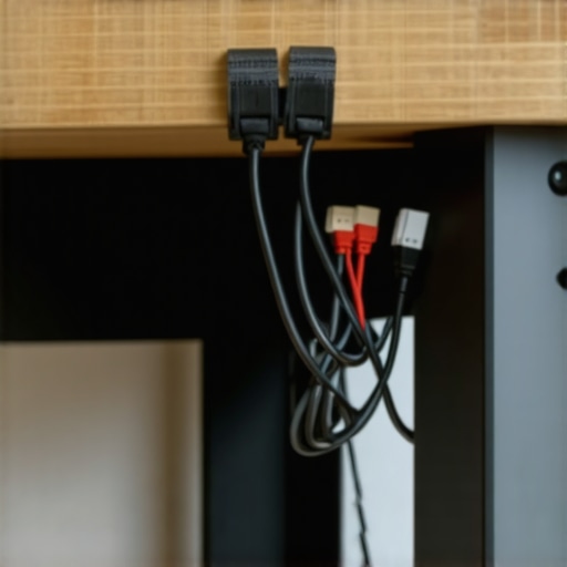 How to Secure Your Cables Under the Desk Without Permanent Glue