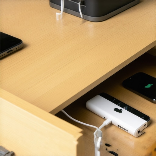 How to build a hidden charging station in your desk drawer
