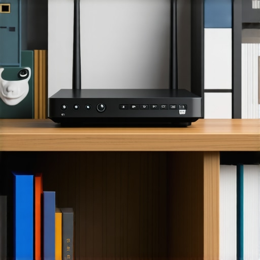 How to hide your internet router inside an office cabinet
