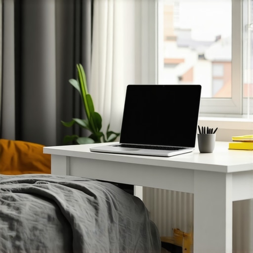 How to turn a bedroom corner into a professional office space