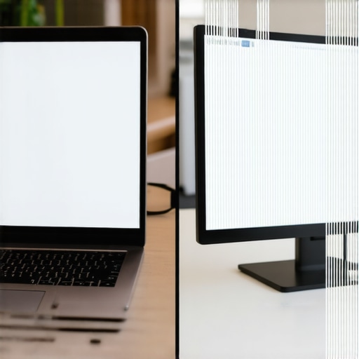 A visual demonstration of why different monitor sizes at the same resolution can cause text blurriness.