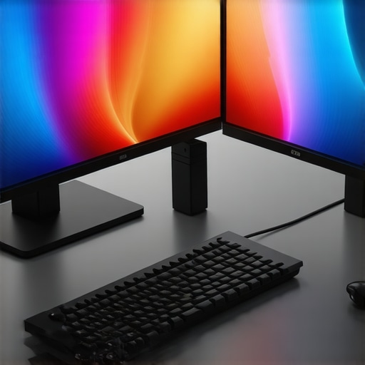 Optimized Tech Workspace for 2025 A professional desk setup featuring dual monitors, a high-end USB-C dock, and clean cable management.