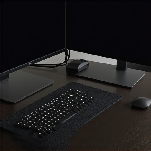 Professional Multi-Monitor Desk Scaling and Maintenance A modern workspace with dual monitors, a USB-C dock, and cable management, illustrating how to scale and maintain a professional desk setup.