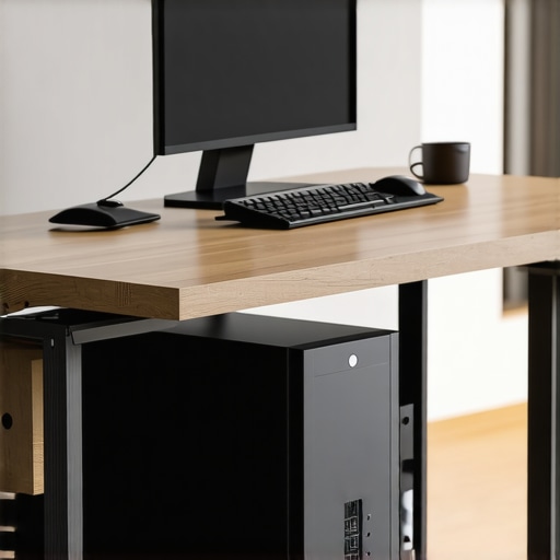 The Best Way to Hide Your PC Tower Under a Standing Desk