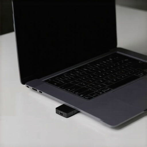 The Best Way to Hide a Hub Behind a Laptop Stand