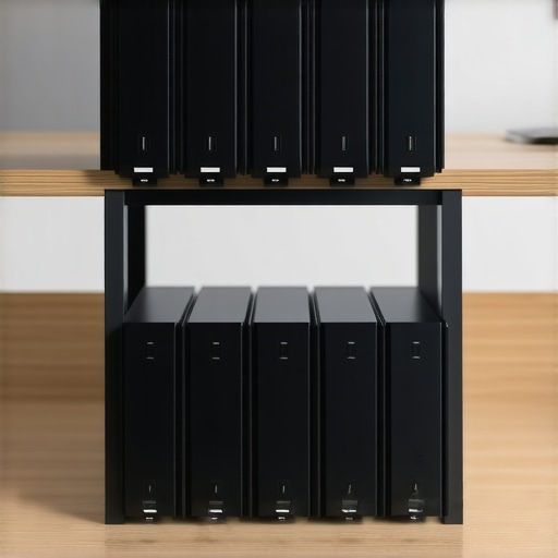 The Best Way to Store External Hard Drives on Your Desk