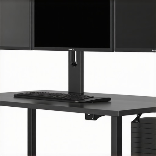 The Most Stable Way to Mount Three Monitors on One Desk