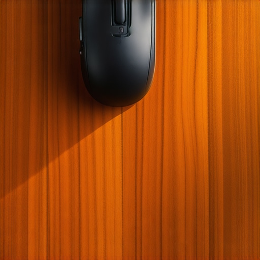 The problem with using a mouse pad on a high-end wood desk