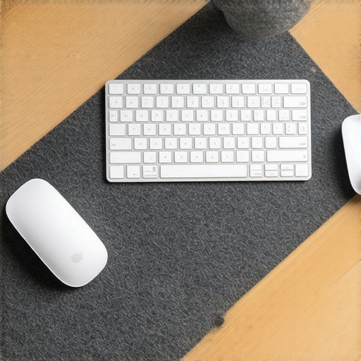 The trick to keeping a felt desk mat looking brand new