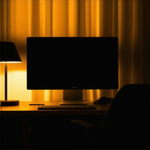 Why You Should Place Your Desk Lamp Behind Your Monitor