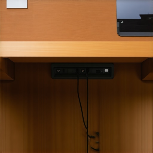 Why You Should Put Your Power Strip Under Your Desk Surface